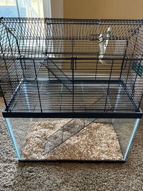 New Small Pets Tank Topper Cage and water bottle holder